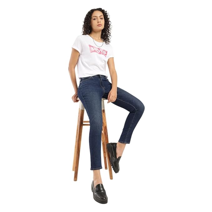 Levi's Women Skinny Mid Rise Blue Jeans